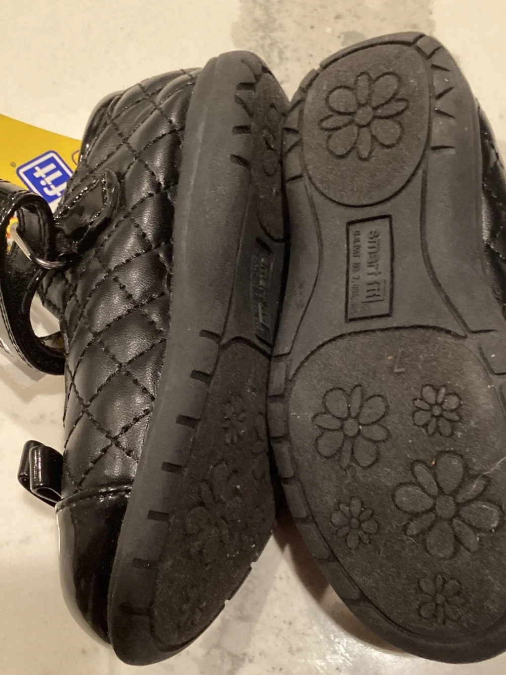 Little Girls Black Mary Jane Shoes